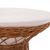 ΒΟΗΘΗΤΙΚΟ ΤΡΑΠΕΖΙ ΣΤΡΟΓΓΥΛΟ DELIA HM18167.02 FIBER CEMENT ΛΕΥΚΟ & RATTAN Φ40x45Υεκ - ΤΡΑΠΕΖΙΑ ΚΟΥΖΙΝΑΣ στο Milonadakis.gr
