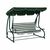 ΚΟΥΝΙΑ 3ΘΕΣΙΑ WALSH ΚΡΕΒΑΤΙ HM5050 ΠΡΑΣΙΝΟ-ΛΕΥΚΟ 211x117x175 cm - ΚΟΥΝΙΕΣ - ΦΩΛΙΕΣ στο Milonadakis.gr