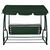 ΚΟΥΝΙΑ 3ΘΕΣΙΑ WALSH ΚΡΕΒΑΤΙ HM5050 ΠΡΑΣΙΝΟ-ΛΕΥΚΟ 211x117x175 cm - ΚΟΥΝΙΕΣ - ΦΩΛΙΕΣ στο Milonadakis.gr