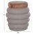 ΤΡΑΠΕΖΙ ΒΟΗΘΗΤΙΚΟ PUFFAT HM18172.03 FIBER CEMENT ΓΚΡΙ- ΞΥΛΟ TEAK TOP Φ45x46Υεκ. - ΤΡΑΠΕΖΙΑ ΚΟΥΖΙΝΑΣ στο Milonadakis.gr
