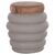 ΤΡΑΠΕΖΙ ΒΟΗΘΗΤΙΚΟ PUFFAT HM18172.03 FIBER CEMENT ΓΚΡΙ- ΞΥΛΟ TEAK TOP Φ45x46Υεκ. - ΤΡΑΠΕΖΙΑ ΚΟΥΖΙΝΑΣ στο Milonadakis.gr