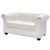 ΚΑΝΑΠΕΣ 2ΘΕΣΙΟΣ T.CHESTERFIELD HM3010.02 ΤΕΧΝΟΔΕΡΜΑ ΛΕΥΚΟ ΜΑΤ 155x90x73 εκ. - ΚΑΝΑΠΕΔΕΣ-ΣΑΛΟΝΙΑ στο Milonadakis.gr