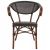 ΠΟΛΥΘΡΟΝΑ ΑΛΟΥΜΙΝΙΟΥ CLAY BAMBOO LOOK ΚΑΦΕ ΜΕ TEXTLINE HM5025 60,5x59x81 cm - ΚΑΡΕΚΛΕΣ - ΠΟΛΥΘΡΟΝΕΣ στο Milonadakis.gr