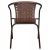 ΠΟΛΥΘΡΟΝΑ ΚΑΡΕΚΛΑ CAMEL HM5015.02 ΚΑΦΕ ΜΕΤΑΛΛΙΚΗ ΜΕ WICKER ΚΑΦΕ 48x48-53x72 cm - ΚΑΡΕΚΛΕΣ - ΠΟΛΥΘΡΟΝΕΣ στο Milonadakis.gr