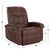 ΠΟΛΥΘΡΟΝΑ RELAX ΜΕ ΜΗΧΑΝΙΣΜΟ MASSAGE ROCCA HM0026.03 PU ΚΑΦΕ ΣΚΟΥΡΟ 80x96x97 εκ. - ΚΑΡΕΚΛΕΣ - ΠΟΛΥΘΡΟΝΕΣ ΕΣ. στο Milonadakis.gr