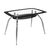ΤΡΑΠΕΖΙ NORRIS 120Χ75Χ75ΕΚ HM0086.02 ΓΥΑΛΙΝΟ ΜΑΥΡΟ - ΤΡΑΠΕΖΙΑ ΚΟΥΖΙΝΑΣ στο Milonadakis.gr