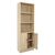 ΒΙΒΛΙΟΘΗΚΗ ΜΕΛΑΜΙΝΗΣ ENSLEY HM2027.03 SONAMA ΜΕ ΧΕΡΟΥΛΙ 60x30x180εκ - ΒΙΒΛΙΟΘΗΚΕΣ στο Milonadakis.gr