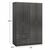 ΝΤΟΥΛΑΠΑ 4ΦΥΛΛΗ BLAKELY ME 2 ΣΥΡΤΑΡΙΑ HM339.01 ZEBRANO 120Χ42,5Χ180,5εκ. - ΝΤΟΥΛΑΠΕΣ στο Milonadakis.gr