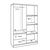 ΝΤΟΥΛΑΠΑ 4ΦΥΛΛΗ ME 2 ΣΥΡΤΑΡΙΑ BLAKELY HM339.02 SONAMA 120Χ42,5Χ180,5εκ. - ΝΤΟΥΛΑΠΕΣ στο Milonadakis.gr