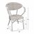 ΠΟΛΥΘΡΟΝΑ ΑΛΟΥΜΙΝΙΟΥ CLAY BAMBOO LOOK ΓΚΡΙ ΠΑΤΙΝΑ ΜΕ TEXTLINE HM5108 57x57x83cm - ΚΑΡΕΚΛΕΣ - ΠΟΛΥΘΡΟΝΕΣ στο Milonadakis.gr
