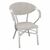 ΠΟΛΥΘΡΟΝΑ ΑΛΟΥΜΙΝΙΟΥ CLAY BAMBOO LOOK ΓΚΡΙ ΠΑΤΙΝΑ ΜΕ TEXTLINE HM5108 57x57x83cm - ΚΑΡΕΚΛΕΣ - ΠΟΛΥΘΡΟΝΕΣ στο Milonadakis.gr