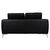 ΚΑΝΑΠΕΣ 2ΘΕΣΙΟΣ KΕΝΖΙΕ HM3121.21 ΜΕ ΜΑΥΡΟ PU 142x81x81 εκ. - ΚΑΝΑΠΕΔΕΣ-ΣΑΛΟΝΙΑ στο Milonadakis.gr