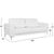 ΚΑΝΑΠΕΣ 3ΘΕΣΙΟΣ KENZIE HM3121.32 ΜΕ ΛΕΥΚΟ PU 190x81x81 εκ. - ΚΑΝΑΠΕΔΕΣ-ΣΑΛΟΝΙΑ στο Milonadakis.gr