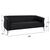 ΚΑΝΑΠΕΣ 3ΘΕΣΙΟΣ KIANA HM3122.31 ΜΕ ΜΑΥΡΟ PU 180x75x71 εκ. - ΚΑΝΑΠΕΔΕΣ-ΣΑΛΟΝΙΑ στο Milonadakis.gr