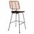 ΣΚΑΜΠΟ ΜΕΤΑΛΛΙΚΟ ΜΕ ΜΑΞΙΛΑΡΙ ALLEGRA HM5455 ΜΕ WICKER ΜΠΕΖ 46,5x55x117,5Υ εκ. - ΣΚΑΜΠΩ στο Milonadakis.gr