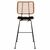 ΣΚΑΜΠΟ ΜΕΤΑΛΛΙΚΟ ΜΕ ΜΑΞΙΛΑΡΙ ALLEGRA HM5455 ΜΕ WICKER ΜΠΕΖ 46,5x55x117,5Υ εκ. - ΣΚΑΜΠΩ στο Milonadakis.gr