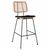 ΣΚΑΜΠΟ ΜΕΤΑΛΛΙΚΟ ΜΕ ΜΑΞΙΛΑΡΙ ALLEGRA HM5455 ΜΕ WICKER ΜΠΕΖ 46,5x55x117,5Υ εκ. - ΣΚΑΜΠΩ στο Milonadakis.gr