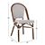 ΚΑΡΕΚΛΑ BISTRO ΑΛΟΥΜΙΝΙΟΥ BAMBOO LOOK ΜΕ ΛΕΥΚΟ-ΜΑΥΡΟ RATTAN HM5566.01 45x54x90Υεκ. - ΚΑΡΕΚΛΕΣ - ΠΟΛΥΘΡΟΝΕΣ στο Milonadakis.gr