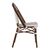 ΚΑΡΕΚΛΑ BISTRO ΑΛΟΥΜΙΝΙΟΥ BAMBOO LOOK ΜΕ ΛΕΥΚΟ-ΜΑΥΡΟ RATTAN HM5566.01 45x54x90Υεκ. - ΚΑΡΕΚΛΕΣ - ΠΟΛΥΘΡΟΝΕΣ στο Milonadakis.gr