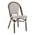 ΚΑΡΕΚΛΑ BISTRO ΑΛΟΥΜΙΝΙΟΥ BAMBOO LOOK ΜΕ ΛΕΥΚΟ-ΜΑΥΡΟ RATTAN HM5566.01 45x54x90Υεκ. - ΚΑΡΕΚΛΕΣ - ΠΟΛΥΘΡΟΝΕΣ στο Milonadakis.gr