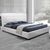 ΚΡΕΒΑΤΙ ODALYS 150x200 εκ. ΜΕ PU ΛΕΥΚΟ HM549.01 - ΚΡΕΒΑΤΙΑ στο Milonadakis.gr
