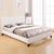 ΚΡΕΒΑΤΙ BECCA 150x200 εκ. ΜΕ PU ΛΕΥΚΟ HM553.01 - ΚΡΕΒΑΤΙΑ στο Milonadakis.gr