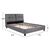 ΚΡΕΒΑΤΙ BILLIE 160x200 εκ. ΜΕ ΥΦΑΣΜΑ ΓΚΡΙ HM551.05 - ΚΡΕΒΑΤΙΑ στο Milonadakis.gr