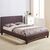 ΚΡΕΒΑΤΙ BECCA 150x200 εκ.
 ΜΕ PU ΚΑΦΕ HM553.02 - ΚΡΕΒΑΤΙΑ στο Milonadakis.gr