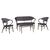 ΣΕΤ ΣΑΛΟΝΙ 4ΤΜΧ BALIN ΑΛΟΥΜΙΝΙΟΥ BAMBOO LOOK ΚΑΦΕ HM5573 - ΣΕΤ ΣΑΛΟΝΙΑ στο Milonadakis.gr