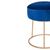 ΣΚΑΜΠΟ KARLO HM8411.08 ΜΠΛΕ ΒΕΛΟΥΔΟ ΜΕ ΧΡΥΣΗ ΒΑΣΗ Φ36x38Υ εκ. - ΠΟΥΦ - ΣΚΑΜΠΟ - ΜΠΑΟΥΛΟ στο Milonadakis.gr