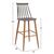 ΣΚΑΜΠΟ ΜΠΑΡ HM8459.10 VANESSA ΣΕ ΓΚΡΙ ΧΡΩΜΑ 43x49x107 εκ. - ΣΚΑΜΠΟ ΜΠΑΡ στο Milonadakis.gr