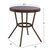 ΤΡΑΠΕΖΙ ΑΛΟΥΜΙΝΙΟΥ MOSES Φ70x76 εκ. BAMBOO LOOK HM5532.03 ΚΑΦΕ ΜΕ ΓΥΑΛΙ - ΤΡΑΠΕΖΙΑ ΕΞ. ΧΩΡΟΥ στο Milonadakis.gr