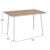 ΤΡΑΠΕΖΙ ΤΡΑΠΕΖΑΡΙΑΣ PALOMA HM8334.02, 120X70X76,5- SONOMA, ΛΕΥΚΑ ΠΟΔΙΑ - ΤΡΑΠΕΖΙΑ ΚΟΥΖΙΝΑΣ στο Milonadakis.gr