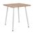 ΤΡΑΠΕΖΙ ΤΡΑΠΕΖΑΡΙΑΣ PALOMA HM8335.02, 70Χ70X76,5, SONOMA, ΛΕΥΚΑ ΠΟΔΙΑ - ΤΡΑΠΕΖΙΑ ΚΟΥΖΙΝΑΣ στο Milonadakis.gr