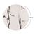 ΕΠΙΦΑΝΕΙΑ ΤΡΑΠΕΖΙΟΥ Φ70Χ2.5εκ. WERZALIT MARBLE WHITE-GREY 5657 HM5228.11 - ΚΑΠΑΚΙΑ WERZALIT στο Milonadakis.gr