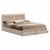 ΚΡΕΒΑΤΙ CAPRI HM399.02 ΜΕ 2 ΣΥΡΤΑΡΙΑ SONOMA 160x200 εκ. - ΚΡΕΒΑΤΙΑ στο Milonadakis.gr