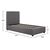 ΚΡΕΒΑΤΙ MONDY 90x200 εκ. ΜΕ ΥΦΑΣΜΑ DARK GREY HM586.05 - ΚΡΕΒΑΤΙΑ στο Milonadakis.gr