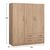 ΝΤΟΥΛΑΠΑ 3ΦΥΛΛΗ CARLY HM384.02 ΜΕ ΔΥΟ ΣΥΡΤΑΡΙΑ SONAMA 150X55Χ180Υεκ. - ΝΤΟΥΛΑΠΕΣ στο Milonadakis.gr