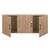 ΠΑΤΑΡΙ 3ΦΥΛΛΗΣ ΝΤΟΥΛΑΠΑΣ CARLY HM385.02 ΣΕ ΧΡΩΜΑ SONAMA 150X55Χ60Υεκ. - ΝΤΟΥΛΑΠΕΣ στο Milonadakis.gr