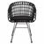 ΠΟΛΥΘΡΟΝΑ ΤΥΠΟΥ ΦΩΛΙΑ ΜΕΤΑΛΛΙΚΗ ALLEGRA HM5456.02 ΜΕ WICKER ΜΑΥΡΟ 59Χ56,5Χ83Υ εκ. - ΚΑΡΕΚΛΕΣ - ΠΟΛΥΘΡΟΝΕΣ στο Milonadakis.gr