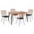 ΣΕΤ 5ΤΜΧ ALLEGRA WICKER ΜΕ ΤΡΑΠΕΖΙ 140X80Χ78Υ ΜΠΕΖ & ΜΑΥΡΟ ΧΡΩΜΑ HM10492 - ΣΕΤ ΤΡΑΠΕΖΑΡΙΕΣ στο Milonadakis.gr