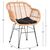 ΣΕΤ ΤΡΑΠΕΖΑΡΙΑΣ 7ΤΜΧ ALLEGRA HM10495 WICKER ΜΠΕΖ-ΜΕΤΑΛΛΟ ΜΑΥΡΟ - ΣΕΤ ΤΡΑΠΕΖΑΡΙΕΣ στο Milonadakis.gr
