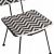 ΚΑΡΕΚΛΑ ΜΕΤΑΛΛΙΚΗ ALLEGRA HM5693 ΜΕ WICKER ΜΑΥΡΟ-ΛΕΥΚΟ 46x56x88Υ εκ. - ΚΑΡΕΚΛΕΣ - ΠΟΛΥΘΡΟΝΕΣ στο Milonadakis.gr