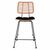 ΣΚΑΜΠΟ ΜΕΣΑΙΟΥ ΥΨΟΥΣ ALLEGRA HM5644 ΜΕΤΑΛΛΙΚΟ ΜΕ WICKER ΣΕ ΜΠΕΖ ΑΠΟΧΡΩΣΗ 55x56x107 εκ. - ΣΚΑΜΠΩ στο Milonadakis.gr