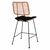 ΣΚΑΜΠΟ ΜΕΣΑΙΟΥ ΥΨΟΥΣ ALLEGRA HM5644 ΜΕΤΑΛΛΙΚΟ ΜΕ WICKER ΣΕ ΜΠΕΖ ΑΠΟΧΡΩΣΗ 55x56x107 εκ. - ΣΚΑΜΠΩ στο Milonadakis.gr