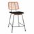 ΣΚΑΜΠΟ ΜΕΣΑΙΟΥ ΥΨΟΥΣ ALLEGRA HM5644 ΜΕΤΑΛΛΙΚΟ ΜΕ WICKER ΣΕ ΜΠΕΖ ΑΠΟΧΡΩΣΗ 55x56x107 εκ. - ΣΚΑΜΠΩ στο Milonadakis.gr