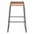 ΣΚΑΜΠΟ ΜΕΤΑΛΛΙΚΟ ALLEGRA HM5641 ΜΕ WICKER ΣΕ ΜΠΕΖ ΑΠΟΧΡΩΣΗ 49x50x76 εκ. - ΣΚΑΜΠΩ στο Milonadakis.gr