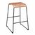 ΣΚΑΜΠΟ ΜΕΤΑΛΛΙΚΟ ALLEGRA HM5641 ΜΕ WICKER ΣΕ ΜΠΕΖ ΑΠΟΧΡΩΣΗ 49x50x76 εκ. - ΣΚΑΜΠΩ στο Milonadakis.gr