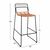 ΣΚΑΜΠΟ ΜΕΤΑΛΛΙΚΟ ALLEGRA HM5642 ΜΕ WICKER ΣΕ ΜΠΕΖ ΑΠΟΧΡΩΣΗ 48x53x100 εκ. - ΣΚΑΜΠΩ στο Milonadakis.gr
