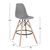 ΣΚΑΜΠΟ ΜΠΑΡ RENATA HM0173.10 ΓΚΡΙ 58x56x107Υ εκ. - ΣΚΑΜΠΟ ΜΠΑΡ στο Milonadakis.gr